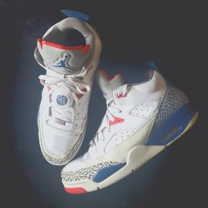 Nike Air Jordan Son Of Mars Low True Blue Cement 580603-106 sz 13